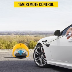 Pysäköintilukko kauko-ohjattava kylmävalssattu teräs IP67 15 m kantama paristokäyttöinen