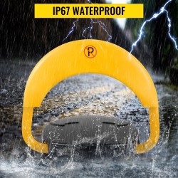 Pysäköintilukko kauko-ohjattava kylmävalssattu teräs IP67 15 m kantama paristokäyttöinen