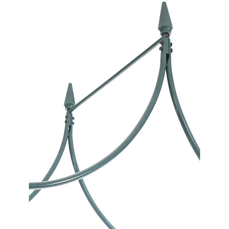 Elegantti 60-luvun ruusukaari köynnöskasveille kestävästä metallista