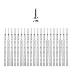 Sivukiinnitteiset hiiliteräksiset laatikkokiskot 600 mm 10 paria täyspitkä ulosveto 45 kg kantavuus