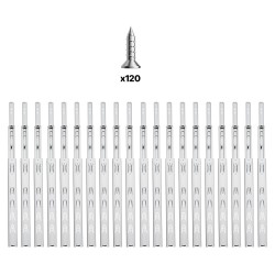 Laatikonkiskot hiiliteräs 20 tuuman täyden ulosvedon 10 paria 45 kilogrammaa kohden