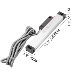 Lineaariviivain 150 mm alumiinirunko 5 µm resoluutio 3 m kaapeli