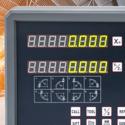 2-akselinen digitaalinen asennonäyttö 250 mm ja 1000 mm lineaariviivaimet resoluutio 5 μm