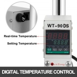 Kuuma folioleimauskone 8x10cm digitaalinen lämpötilansäätö nahka PVC PU paperi