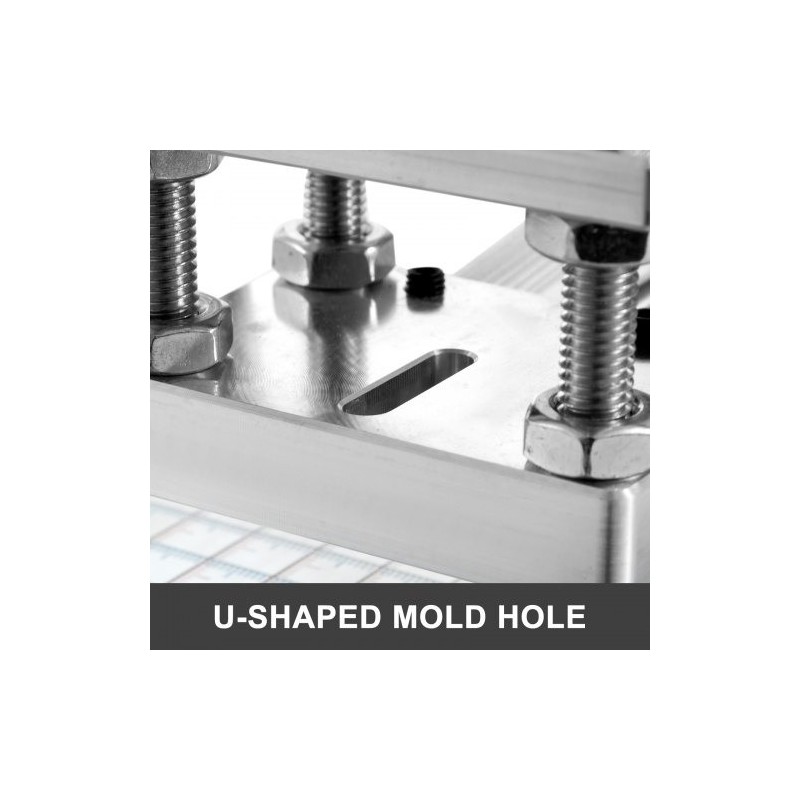 Kuuma folioleimauskone 8x10cm digitaalinen lämpötilansäätö nahka PVC PU paperi