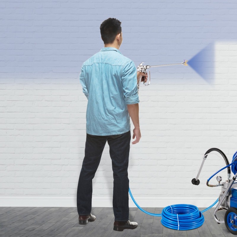 Airless-ruiskusarja 15,24 m kuitu-nailonletku 3600 psi 517-suutin 8 tuuman jatkovarsi