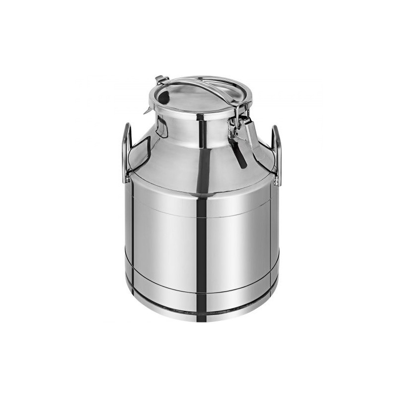 Maitotonkka 304 ruostumatonta terästä 20 l tiivis kansi silikonitiivisteellä kaksoissalpalukot