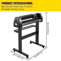 Vinyylileikkuri alumiiniseos 720 mm syöttöleveys nestekidenäytöllä 630 mm leikkausleveys kolme säädettävää puristusrullaa