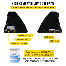 Vinyylileikkuri alumiiniseos 870 millimetriä materiaalinsyöttö 780 millimetriä leikkausleveys sisäänrakennetulla optisella