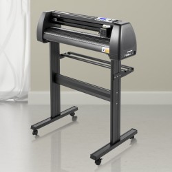 Vinyylileikkuri alumiiniseosrunko 870 mm enimmäissyöttöleveys jalustalla mukana ohjelmistot