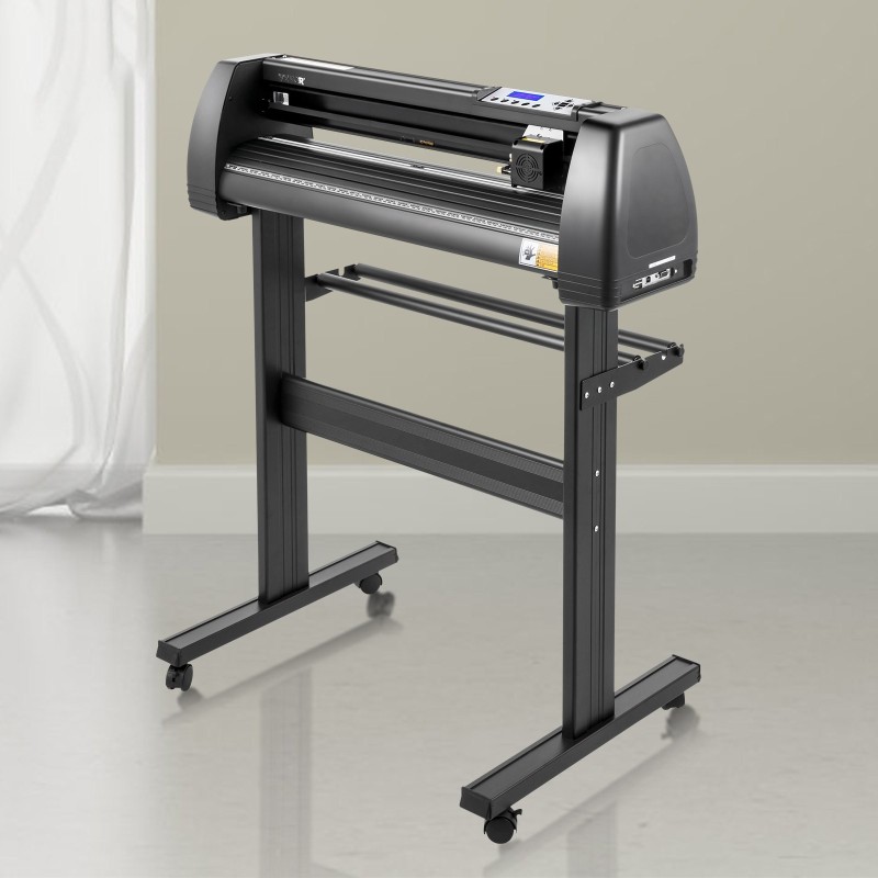 Vinyylileikkuri alumiiniseosrunko 870 mm enimmäissyöttöleveys jalustalla mukana ohjelmistot