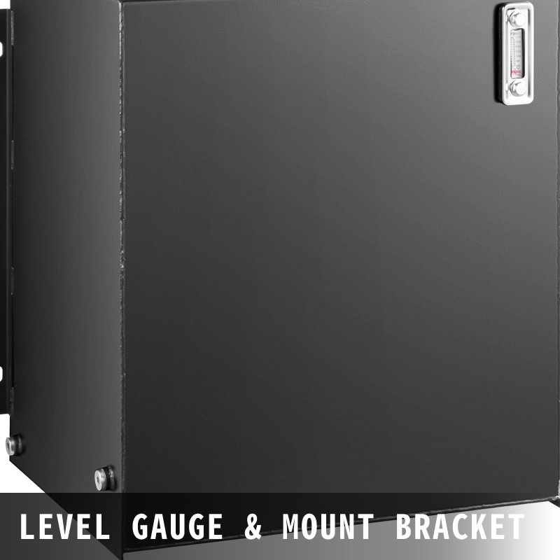 Hydraulinen öljysäiliö 95 l kylmävalssattu teräs suodattimella sekä tason ja lämpötilan mittarilla