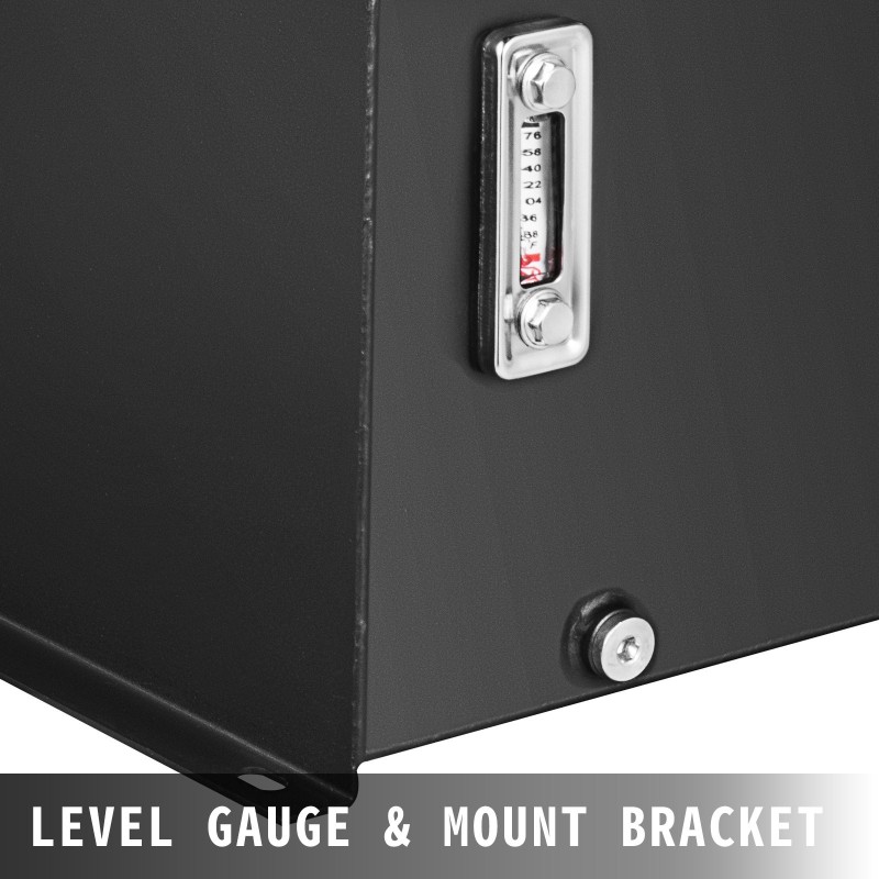 Hydraulinen öljysäiliö kylmävalssattua terästä 37,8 l musta jauhemaalattu traktoreihin ja kuorma-autoihin