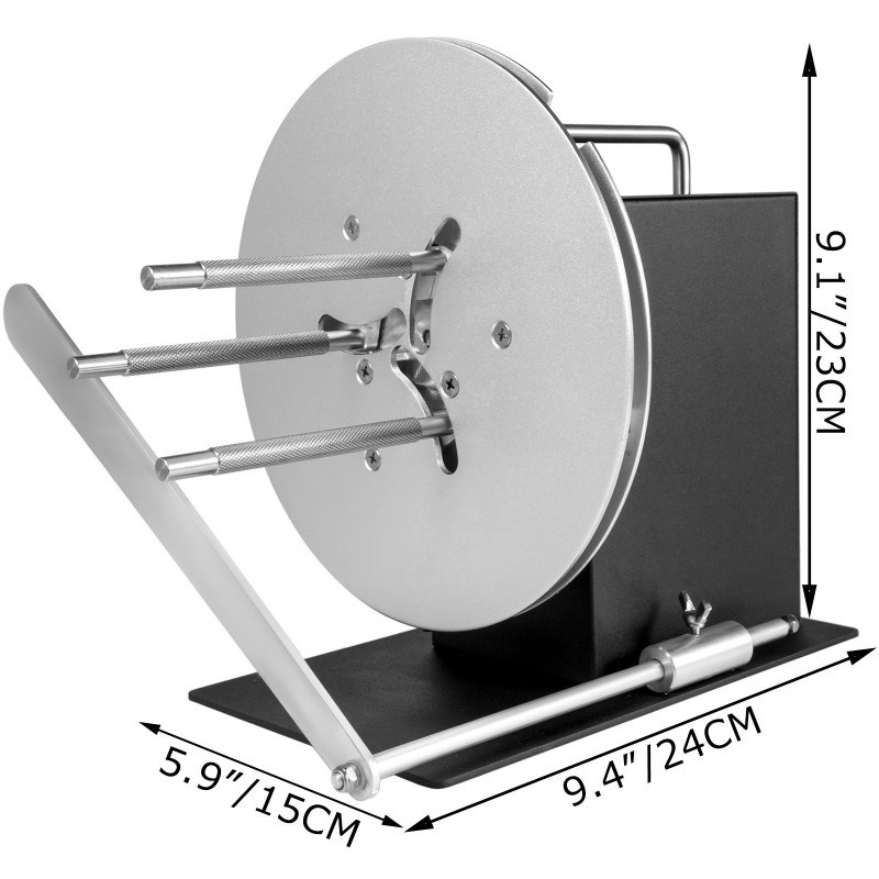 Automaattinen etiketinkelaaja 304-ruostumaton teräs 6061-ilmailualumiini 120 mm kelausleveys 200 mm maksimikelaushalkaisija