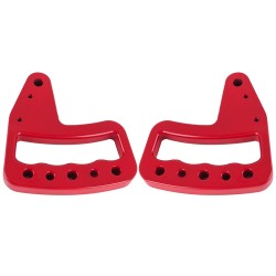 Etu- ja takakahvat alumiiniseos 4 kpl punaiset sopivat Jeep Wrangler JK 2007–2017