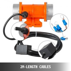 Betonitärytinmoottori 40W 220V yksivaiheinen alumiiniseoskotelo IP65 2 metrin kaapeli betonin tiivistykseen