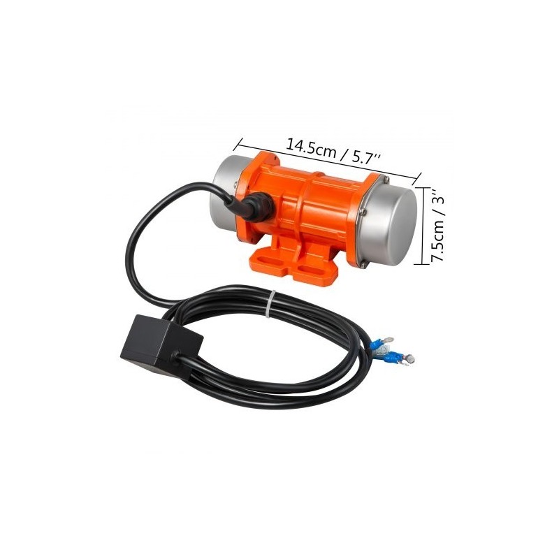 Betonitärytinmoottori 40W 220V yksivaiheinen alumiiniseoskotelo IP65 2 metrin kaapeli betonin tiivistykseen