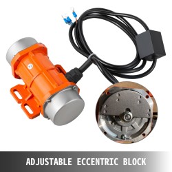 Betonivibraattorin värähtelymoottori 90W 220V alumiiniseos IP65 2m kaapeli