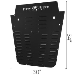 Tuuletettu konepellin ilmanpoistolevy alumiiniseos musta pulverimaalattu 1 kpl Jeep Wrangler JK 2007–2018