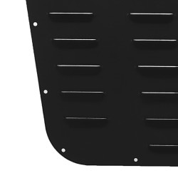 Tuuletettu konepellin ilmanpoistolevy alumiiniseos musta pulverimaalattu 1 kpl Jeep Wrangler JK 2007–2018