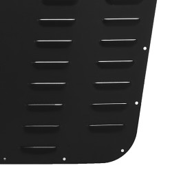Tuuletettu konepellin ilmanpoistolevy alumiiniseos musta pulverimaalattu 1 kpl Jeep Wrangler JK 2007–2018