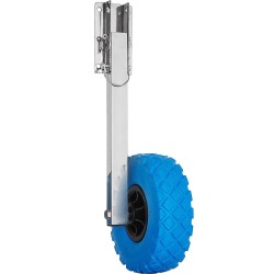 Peräpeiliin asennettava veneen kuljetuspyöräsarja ruostumatonta terästä polyuretaanivaahto kumiveneille 136 kg