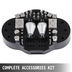 Pallopuristin teräsrunko 3 tuumaa 30 lisäosaa karkaistulla kromipinnoitteella korutyöhön