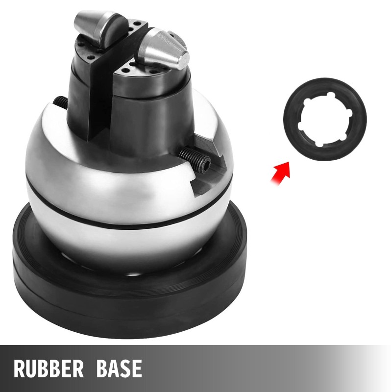 Pallopuristin terästä 5 tuuman pallolla 35 lisäosaa kumialustalla korujen kaiverrukseen