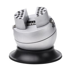 Pallopenkki teräsrunko kromipinnoitteella 78 mm pallolla 360 asteen pyörivällä jalustalla