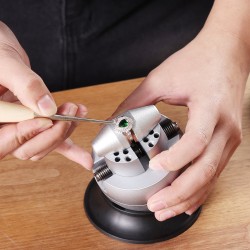 Pallopenkki teräsrunko kromipinnoitteella 78 mm pallolla 360 asteen pyörivällä jalustalla