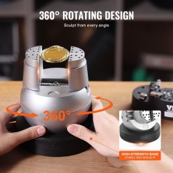 Pallopuristin teräksinen 127mm pallo 360 asteen pyörivä jalusta 69 osaa