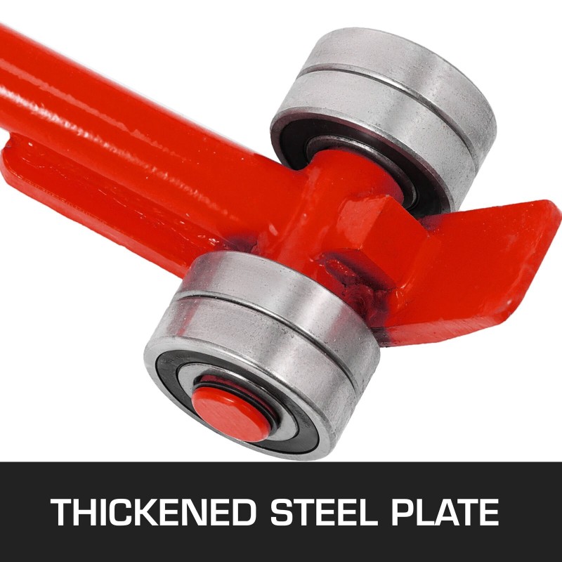 Viputankovaunu terästä 3 t kantavuus 150 cm kahvalla paksunnettu nokkalevy