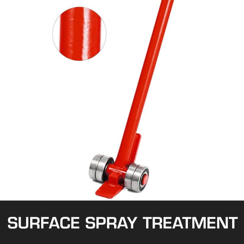 Viputankovaunu terästä 3 t kantavuus 150 cm kahvalla paksunnettu nokkalevy