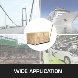 Viputankovaunu terästä 3 t kantavuus 150 cm kahvalla paksunnettu nokkalevy