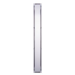 Linjakaivo 610 mm harjattu 304 ruostumaton teräs laattakannella säädettävillä jaloilla hiussihdillä