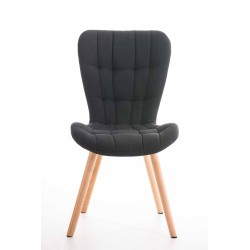 Elda moderni ruokapöydän tuoli pehmustetulla istuimella ja puisella rungolla