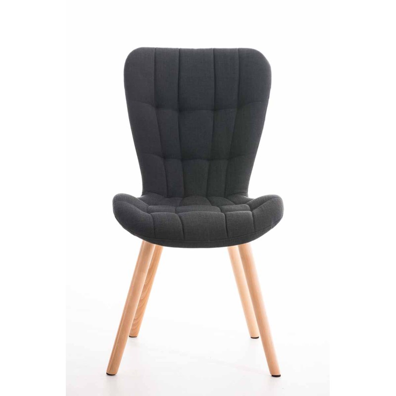 Elda moderni ruokapöydän tuoli pehmustetulla istuimella ja puisella rungolla