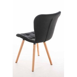 Elda moderni ruokapöydän tuoli pehmustetulla istuimella ja puisella rungolla