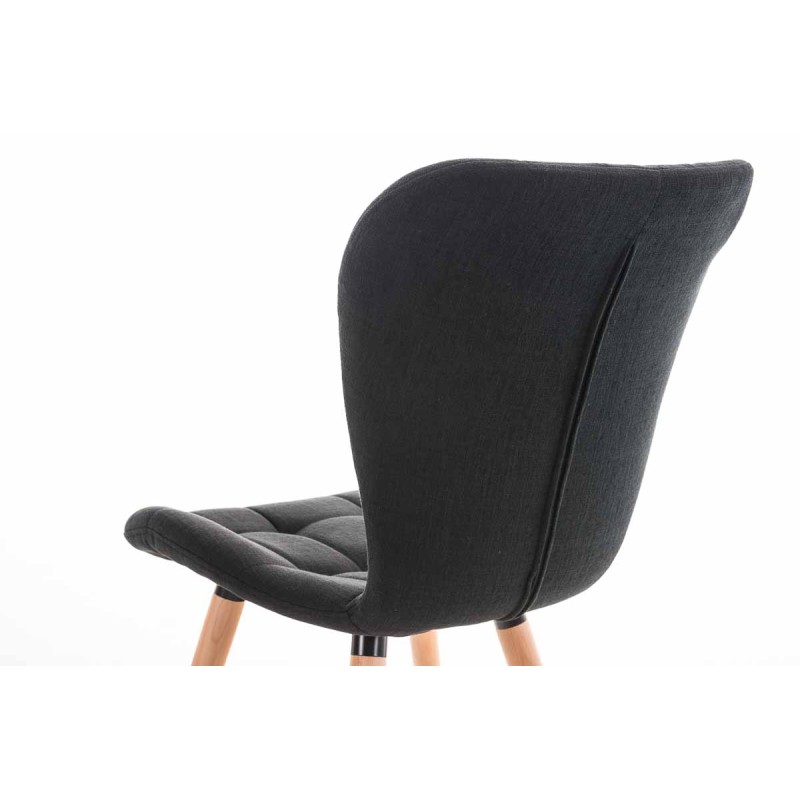 Elda moderni ruokapöydän tuoli pehmustetulla istuimella ja puisella rungolla