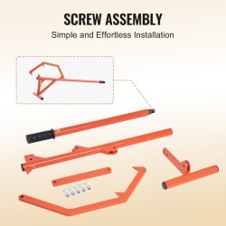 Tukkinostin hiiliteräksinen 1219 mm kahvalla säädettävällä koukulla enintään 25 tuuman halkaisijalle