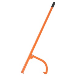 Puunkäsittelykoukku hiiliteräs 1180 mm säädettävä koukku kumipäällysteinen kahva