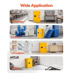 Palavien nesteiden säilytyskaappi kylmävalssattu galvanisoitu teräs 59x46x90 cm säädettävä hylly