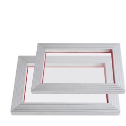 Silkkipainosarja 2 alumiinikehystä 8x10 ja 10x14 tuumaa 110 lankainen polyesteriverkko