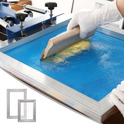 Silkkipainosarja 2 alumiinikehystä 8x10 ja 10x14 tuumaa 110-lankainen polyesteriverkko