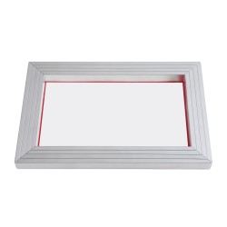 Silkkipainokehyssetti 6 kappaletta 25 4 x 35 6 cm alumiinirunko polyesteriverkko 110 tiheys