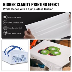 Silkkipainokehykset 2 kpl alumiiniseos koko 50,8 kertaa 61 cm 160 tiheyden polyesteriverkko