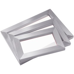 Silkkipainosetti alumiinikehyksillä 3 kpl polyesteriverkko 110 6x10 8x12 10x14 T paitojen painatukseen
