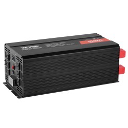 Muokattu siniaaltoinvertteri 5000W 12V-230V alumiiniseoskotelo 2 AC-pistorasiaa 2 USB-porttia 1 Type-C-portti
