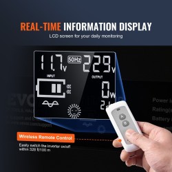 Tehomuunnin alumiinikuori 3000 watin 12 voltin 230 voltin puhdas siniaalto