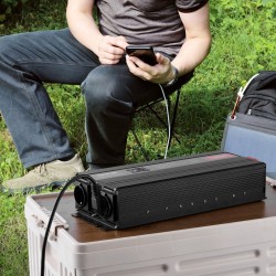 Tehomuunnin alumiinikuori 3000 watin 12 voltin 230 voltin puhdas siniaalto